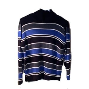Striped PulloverSweater-Large